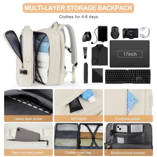 ACTION-SALE-Multi-Layer Storage Backpack